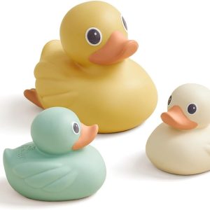 Ducky Family - Set of 3 Duck Floating Bath Toys with Watertight Design (Duck)