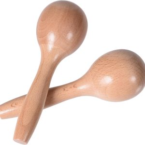 Maracas for Kids Babies, Wooden Maracas Shaker Musical Instrument